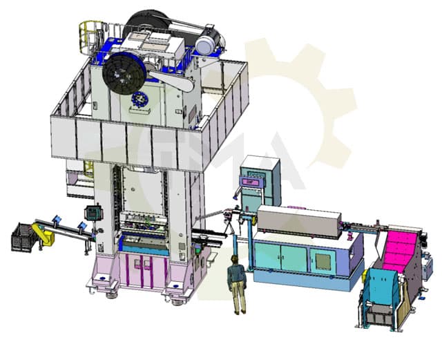 Автоматические линии для горячей высадки гаек