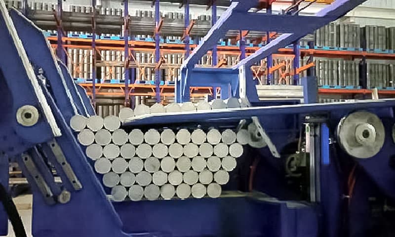 шестигранная укладка прутка