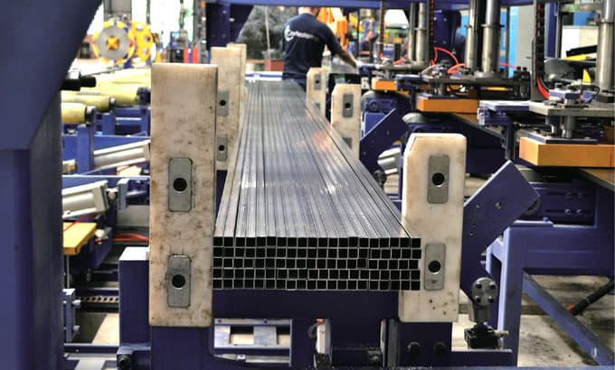 прямоугольная укладка труб