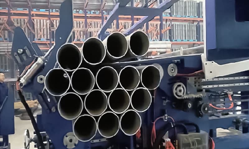 шестигранная укладка круглых труб