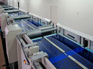 внешний вид линии латунирования проволоки